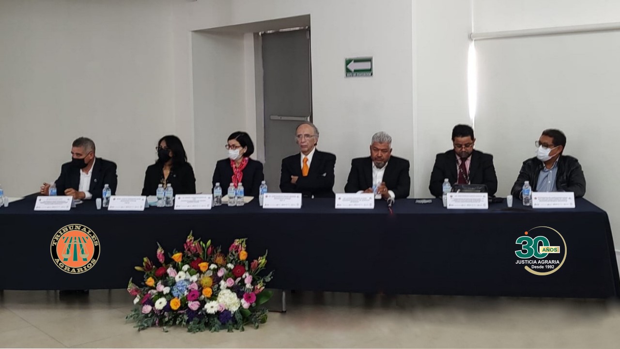 El Tribunal Unitario Agrario del Distrito 36, celebra evento conmemorativo por los 30 años de los Tribunales Agrarios, en el marco de Acuerdo General 07/2022.