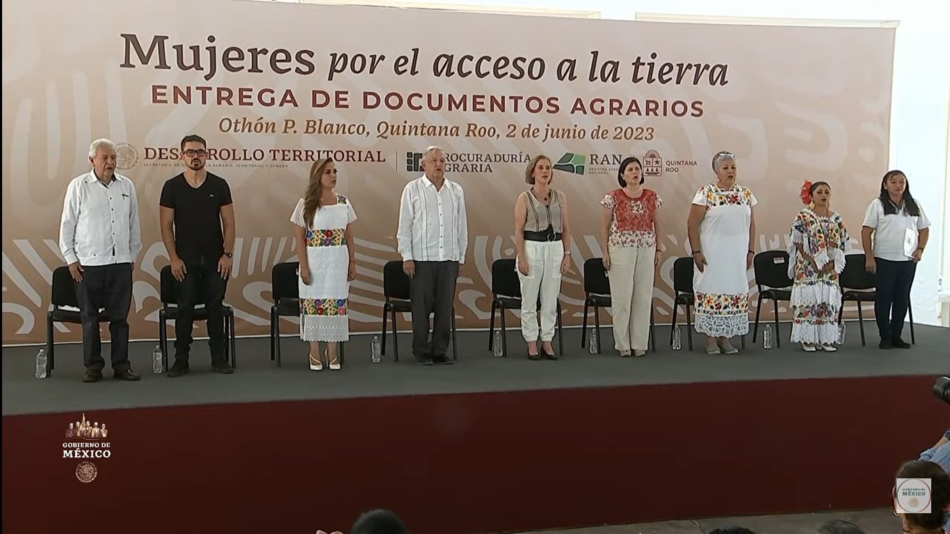 Acción interinstitucional a través de la Justicia Itinerante hace posible el acceso de las mujeres al patrimonio ejidal